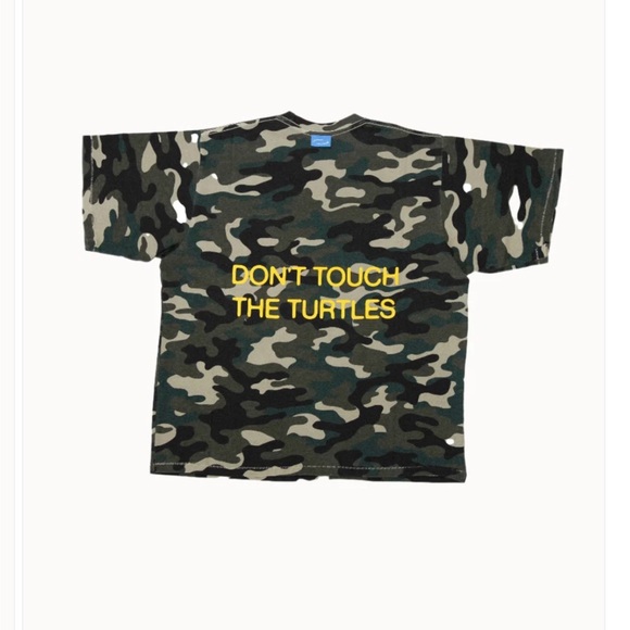 NWT Don't Touch The Turtles Box Tee In Camo Size XL - Picture 2 of 10
